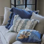 Almofada Feminia Azul 60x60cm
