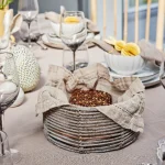 Cesta Harper 22,5x22,5 cm. Natureza