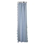 Cortina Eloise 300x160 cm Azul Claro