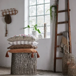 Manta Ana cinza 170x130