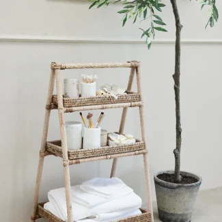 Mini Estante Norah 45x40cm Natureza - MH Interiores