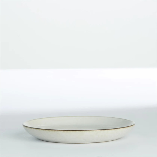 Prato Amera Branco Areia 20,5cm Prato Amera Branco Areia 20,5cm
