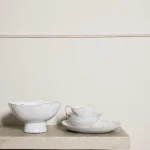 Prato Milla branco Ø cm - MH Interiores