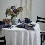 Toalha de Mesa Eloise Branco-Sujo 220x160cm
