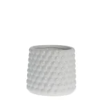 Vaso de Flores Dotsie Branco – MH Interiores (1)