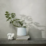 Vaso de Flores Dotsie Branco – MH Interiores (1)
