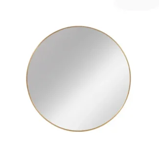 Espelho Hallia A80xL80 cm. ouro claro