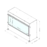 Lareira Elétrica e-BoX I - MH Interiores