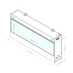 Lareira Elétrica e-Slim Linear 1700-450 I (3)