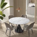 mesa-de-jantar-extensivel-dugar-dt-509-tampo-branco-pes-pretos