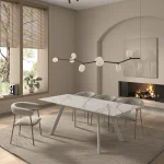 mesa-de-jantar-extensivel-dugar-dt-510-tampo-branco-pes-pretos