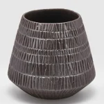 VASO GRAFFI H23 D25 C2 - DARK BROWN