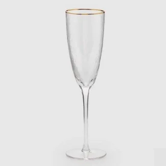 Cálice Goldrim Flute H26 D7 (260ml) - Natural