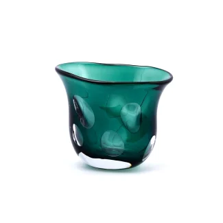 Vaso Fluxus Evasê 23 cm – Verde