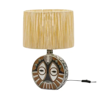 LAMPADA DA TAVOLO AFRO - MULTICOLOR