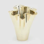 Vaso Drappo Nida – Dourado