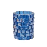 Vaso Gemme Cilindro - Blue